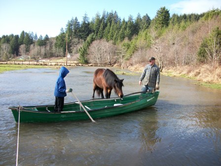 Princess at canoe